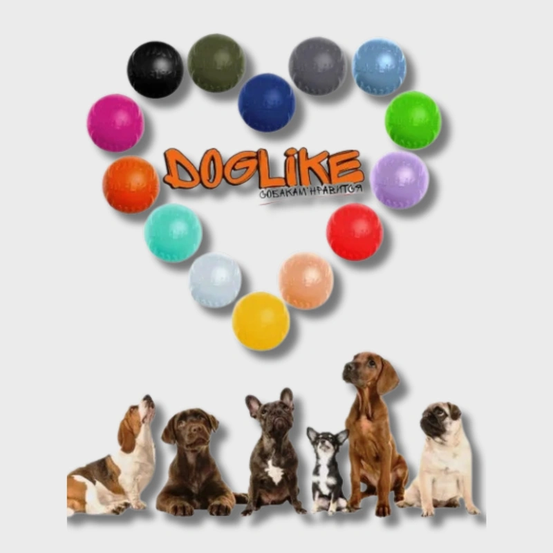 Мяч Doglike в ассортименте (Средний)