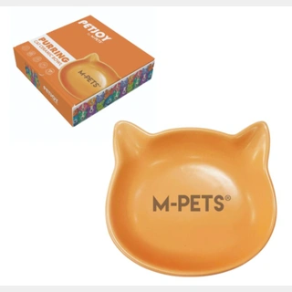 Миска керамическая с ушками PETJOY розовая 300 мл Mpets