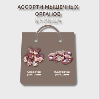 Ассорти мышечных органов (курица)