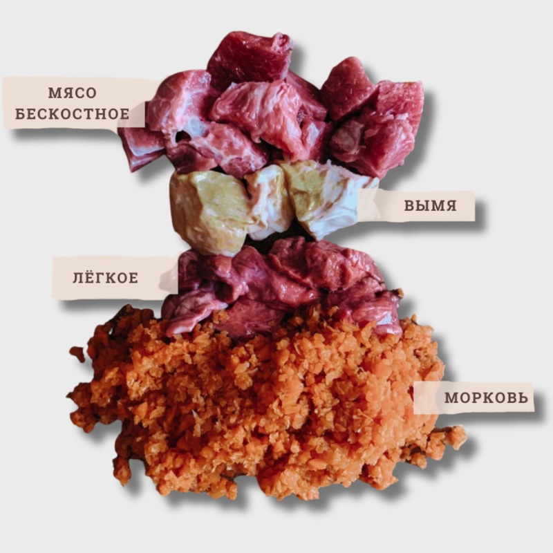 Рацион №5 Говядина 400 г