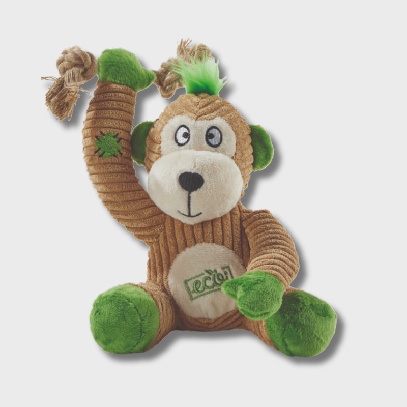 Игрушка мягкая для щенков TERRA ZUZU обезьяна