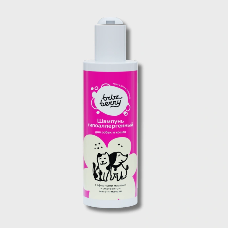 Шампунь гипоаллергенный Brizberry (Бризберри) для собак и кошек, 250 мл
