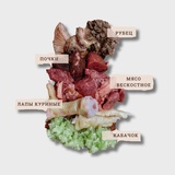 Рацион №1 Говядина + курица 450 г