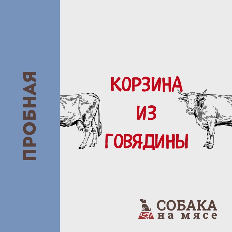 ПРОБНАЯ КОРЗИНА ГОВЯДИНЫ (8 кг счастья)