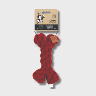 Игрушка для собак COTO косточка, цвет в ассортименте, 19 см, MPETS