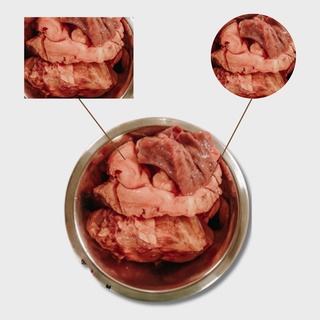 Обрезь внутренних органов говяжья БЛОК (ОТ 4-х блоков)