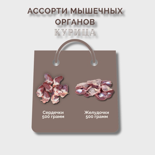 Ассорти мышечных органов (курица)